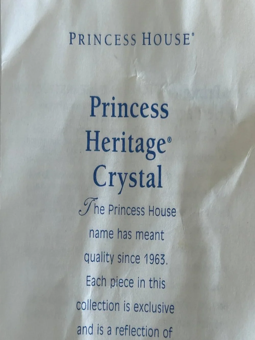 Princess House #497 Crystal Glasses Set of 3 Original Box & Manual (PRICE DROP)!